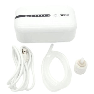 SOBO SB-418 AC/DC USB Chargeable Single Outlet Backup Air Pump