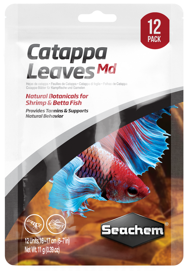 Seachem Catappa Leaves Med