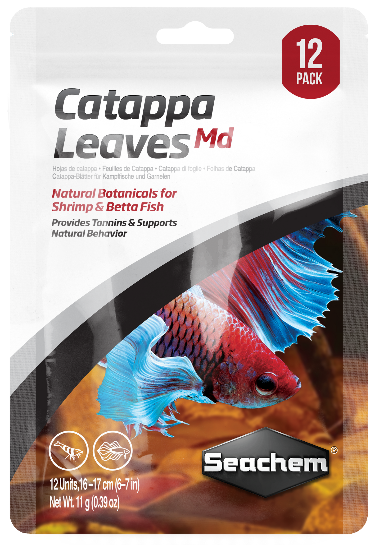Seachem Catappa Leaves Med