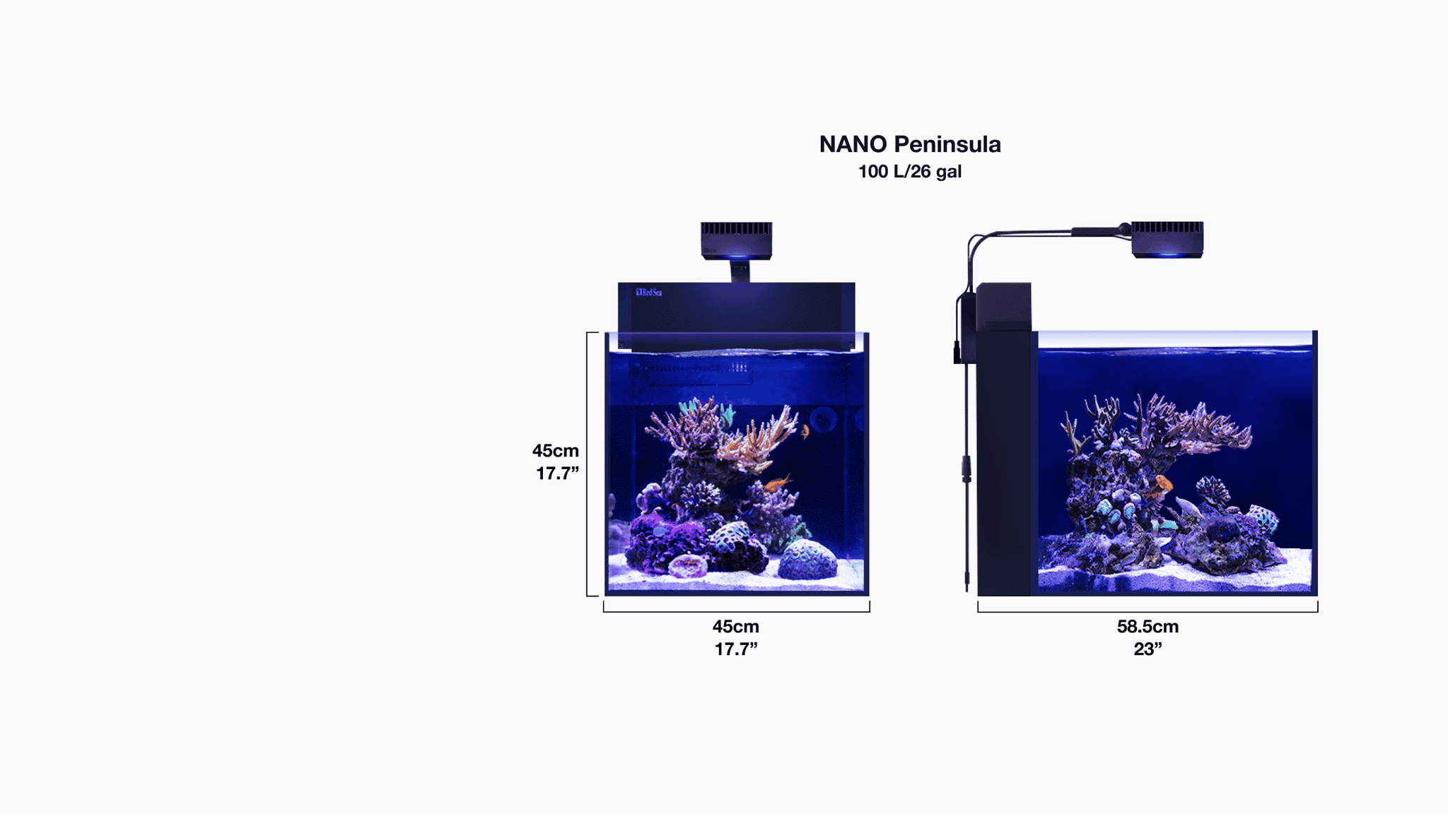 RedSea Max Nano Peninsula excl. Caninet - Dorry Pets RedSea Max Nano Peninsula excl. Caninet - Dorry Pets