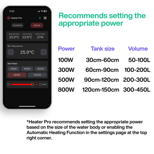 Chihiros Pro Heater 16/22mm EU Version 10-1000W