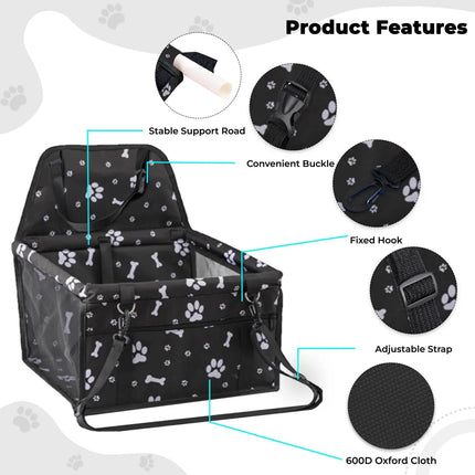 Car Booster Seat Carrier for Dogs