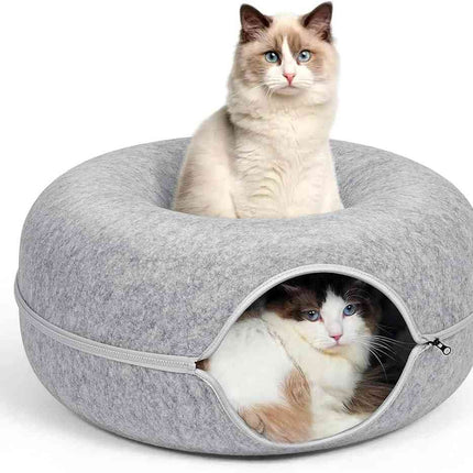 Cat Donut Tunnel Bed