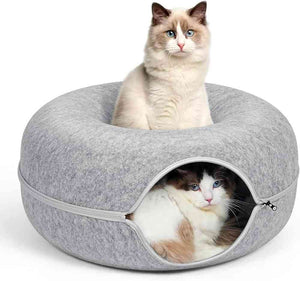 Cat Donut Tunnel Bed