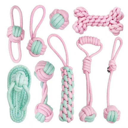 Dog Rope Toy Combo 7-Piece Set