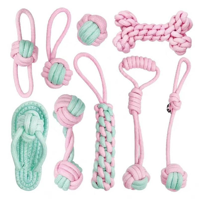 Dog Rope Toy Combo 7-Piece Set
