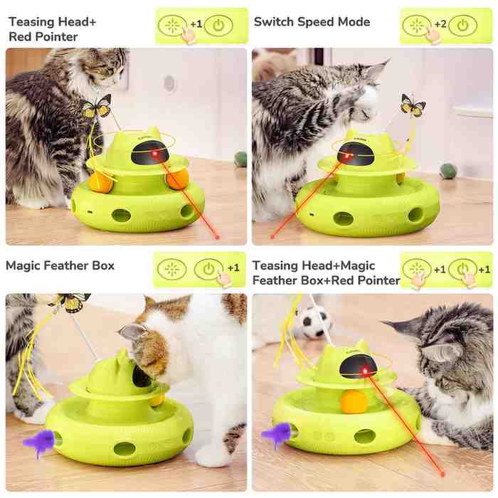 4-in-1 Interactive Cat Toy (KM25)