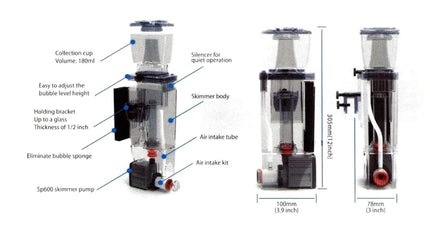 Bubble Magus QQ2 Internal Protein Skimmer