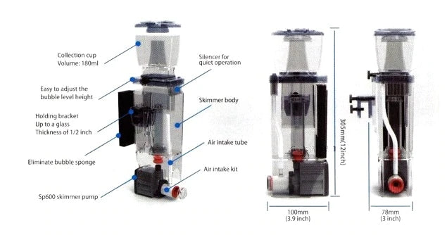 Bubble Magus QQ2 Internal Protein Skimmer
