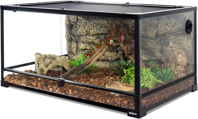 Mclanzoo Glass Terrarium (Dual Doors)