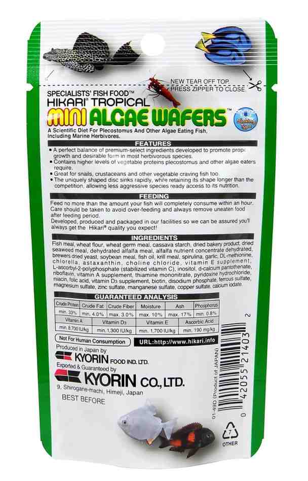 Mini Algae Wafers