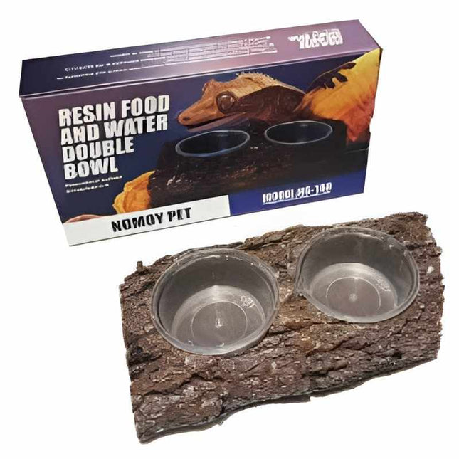 Nomoy Resin Food and Water Double Bowl (NS)