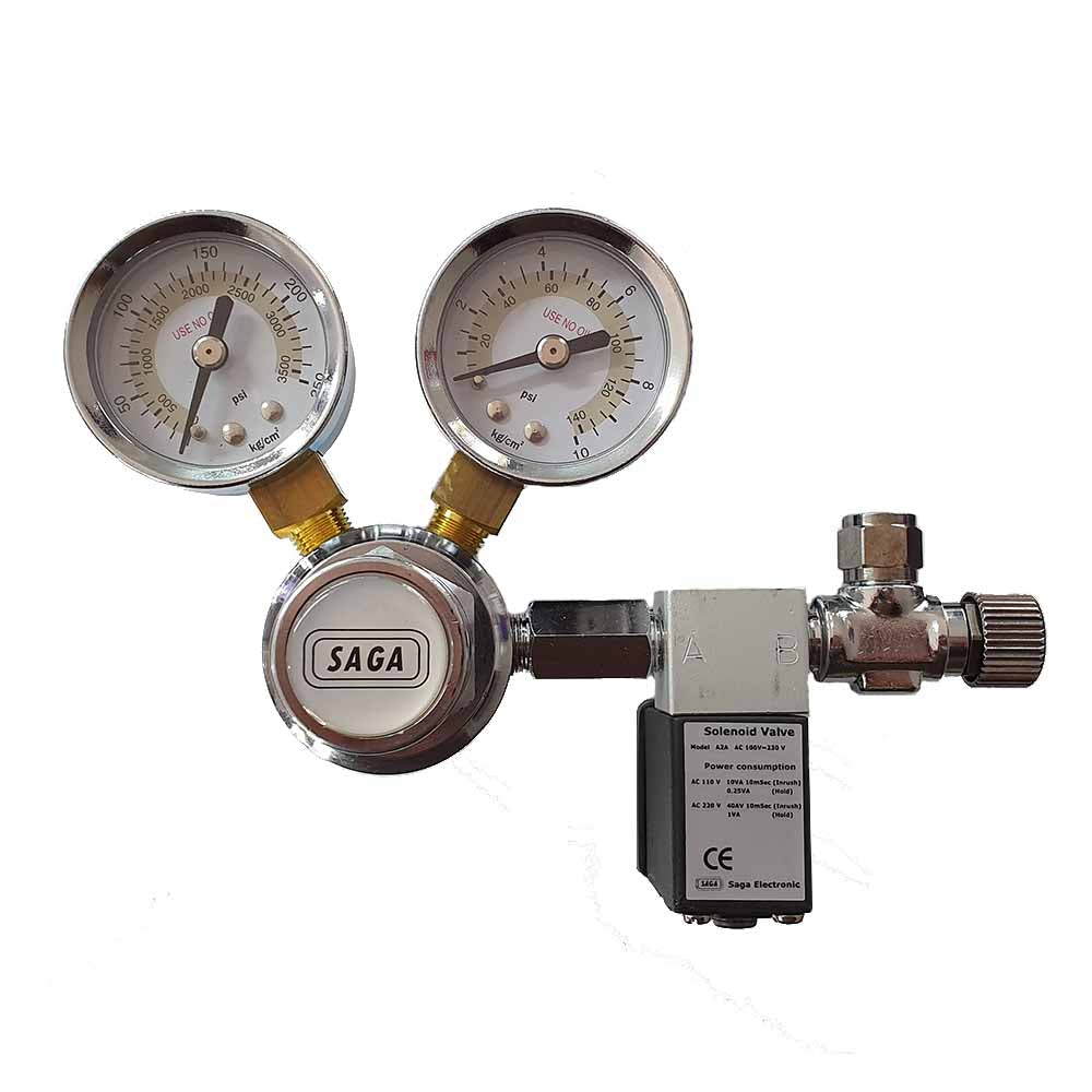 SAGA Dual Gauge Regulator & Solenoid