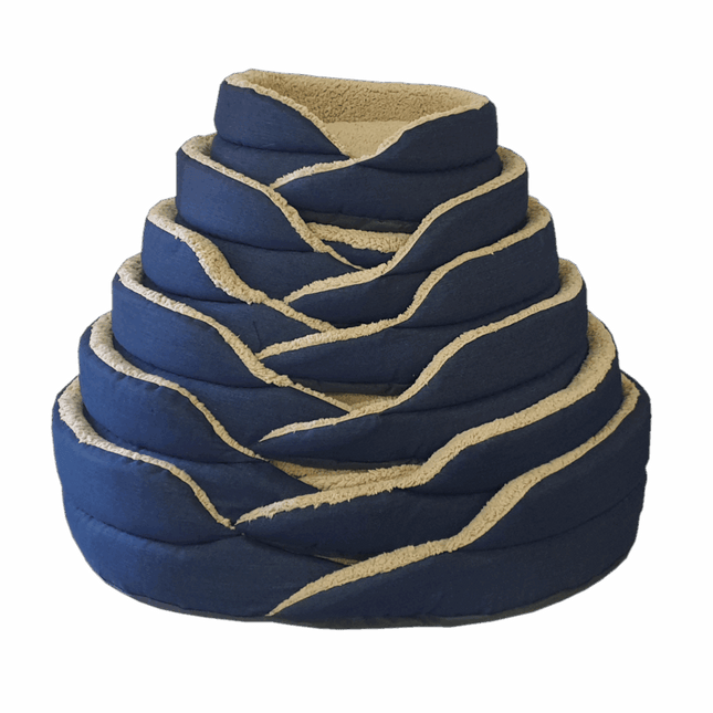 SHEEPSKIN / DENIM FOAM BED