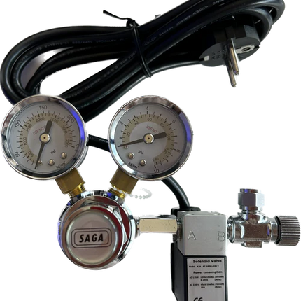 SAGA Dual Gauge Regulator & Solenoid
