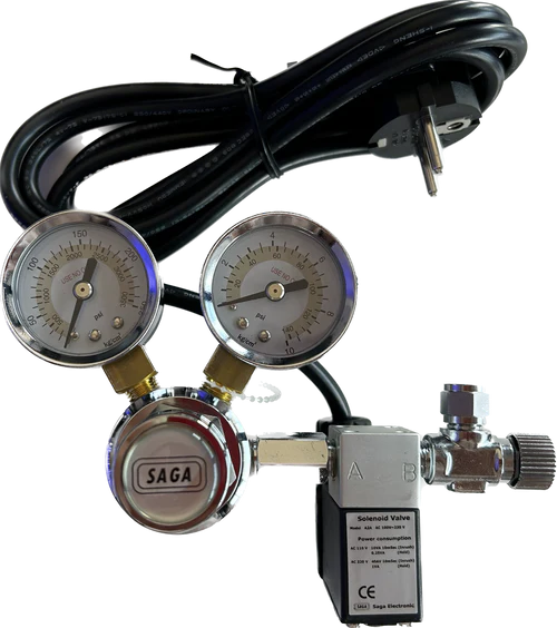 SAGA Dual Gauge Regulator & Solenoid