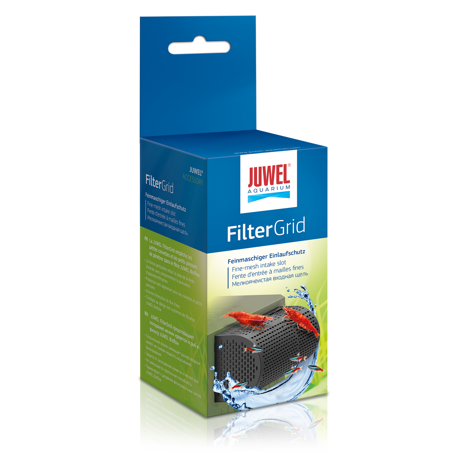 FilterGrid Fine-mesh intake slot
