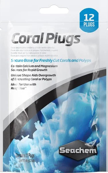 Coral Frag Plugs 12 piece
