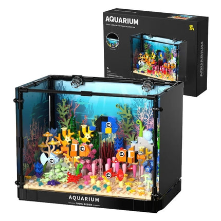 Aquarium Clownfish Coral Tank Building Blocks Toy Set