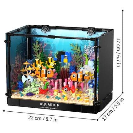 Aquarium Clownfish Coral Tank Building Blocks Toy Set