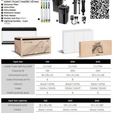 Aquael OPTI SET 240 Cabinet