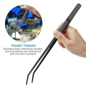 5 in 1 Stainless Steel Aquarium Aquascaping Tool Set - Black