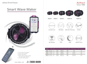 Jebao MOW Series Smart Wave Pump with WiFi LCD Display Controller