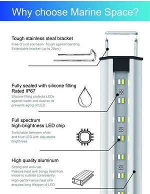 Zetlight Marine Space MS Series LED Light Marine Reef