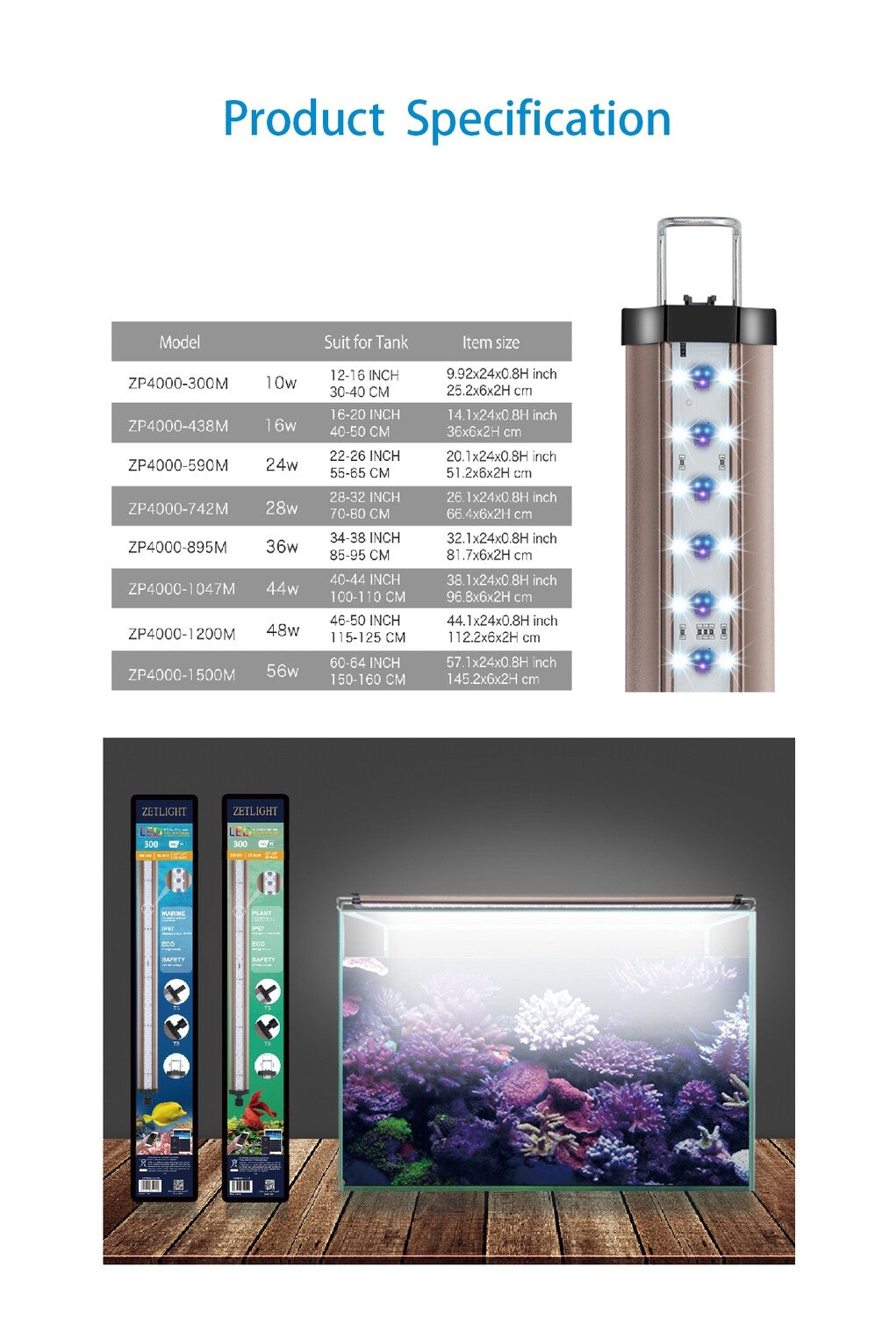 Zetlight Lancia 2 LED Light Units - Dorry Pets