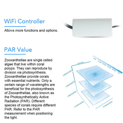 Zetlight Aqua ZA1201-WiFi Marine LED