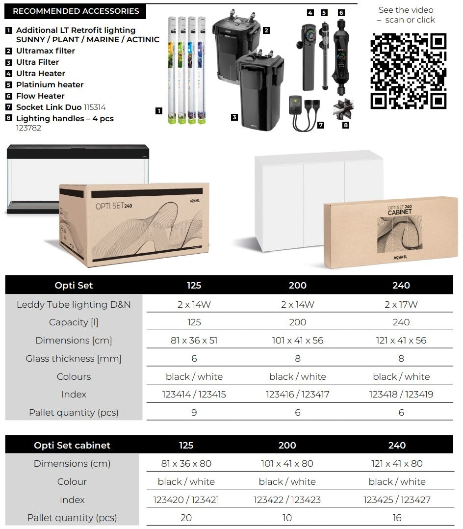 Aquael OPTI SET 125 Cabinet - Dorry Pets