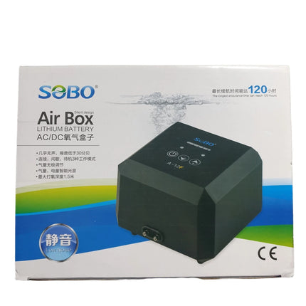 SOBO Rechargeable Lithium Air Pump (2x 4.5L/Min)