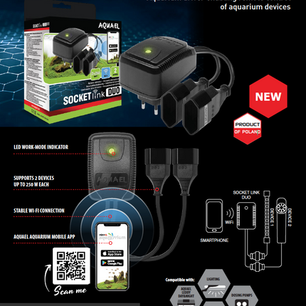Aquael Socket Link Duo